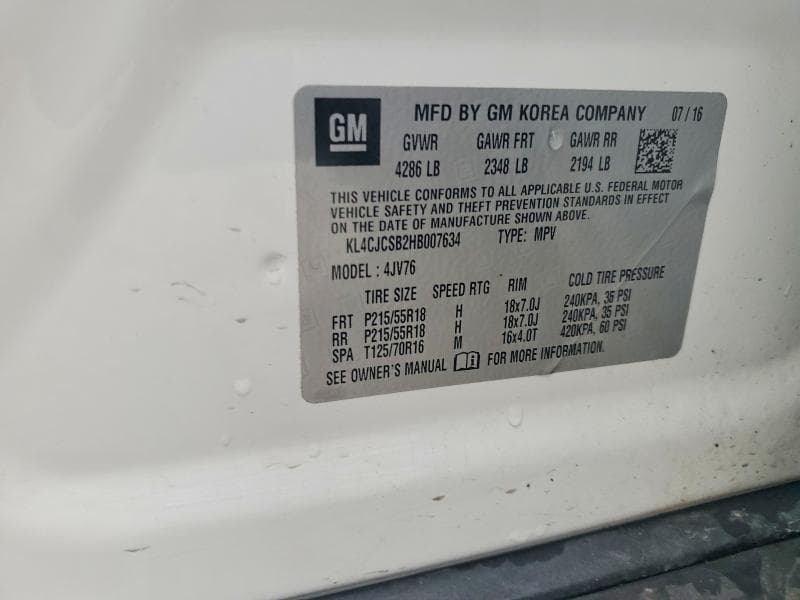 2017 BUICK ENCORE ESSENCE 13