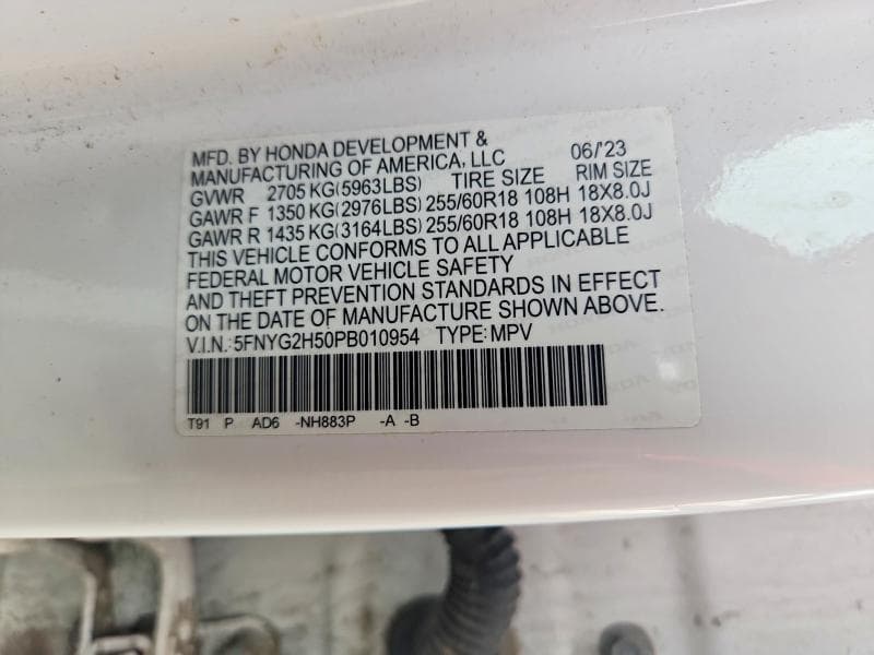 2023 HONDA PILOT EXL 13