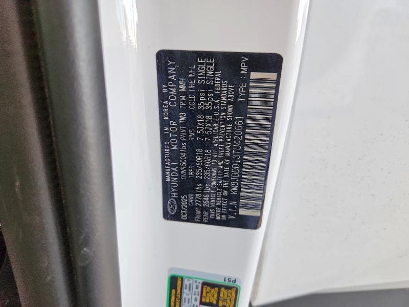 2026 HYUNDAI TUCSON SEL 13