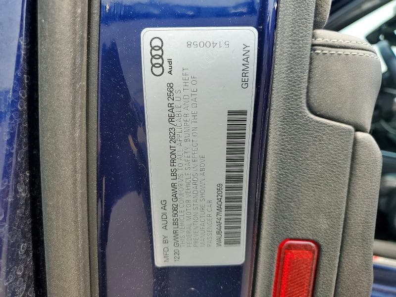 2021 AUDI S4 PREMIUM PLUS 12
