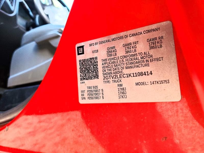 2019 GMC SIERRA LIMITED K1500 13