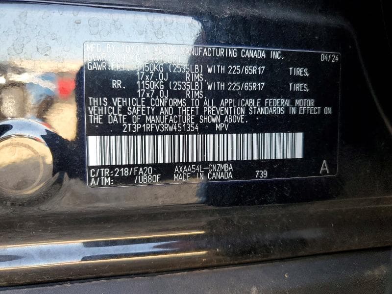 2024 TOYOTA RAV4 XLE 13