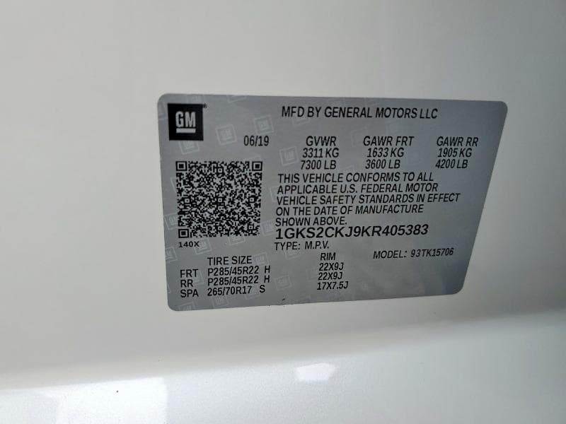 2019 GMC YUKON DENALI 14