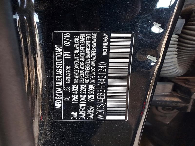 2017 MERCEDES-BENZ CLA 250 12