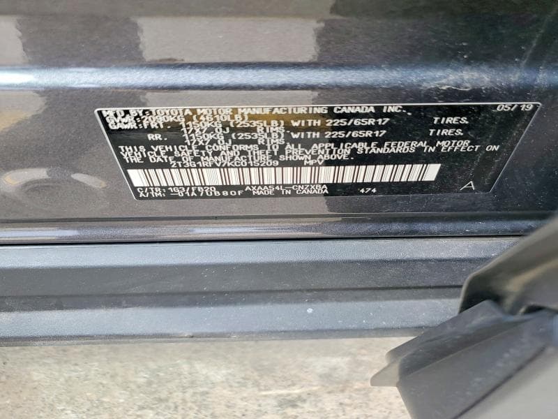 2019 TOYOTA RAV4 LE 13