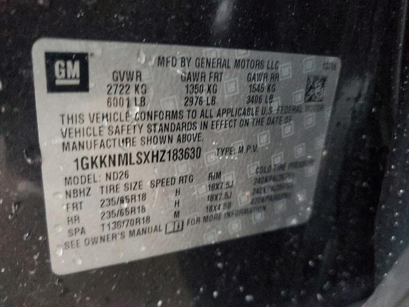 2017 GMC ACADIA SLT-1 14