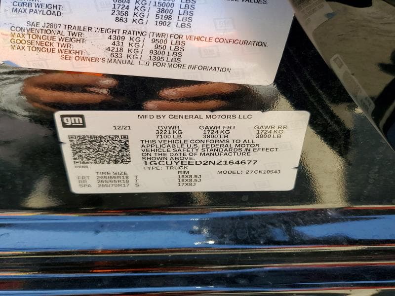 2022 CHEVROLET SILVERADO LTD K1500 RST 13
