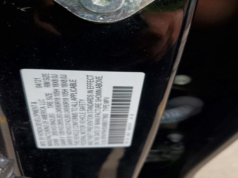 2021 HONDA PILOT EXL 14