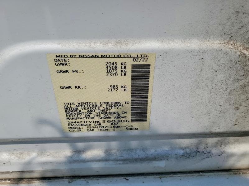 2022 NISSAN LEAF SV 13