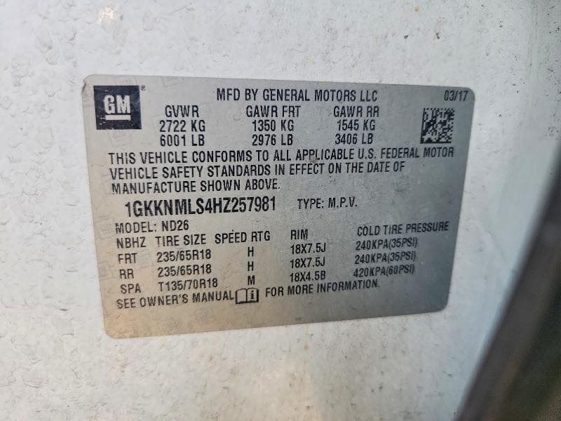 2017 GMC ACADIA SLT-1 13
