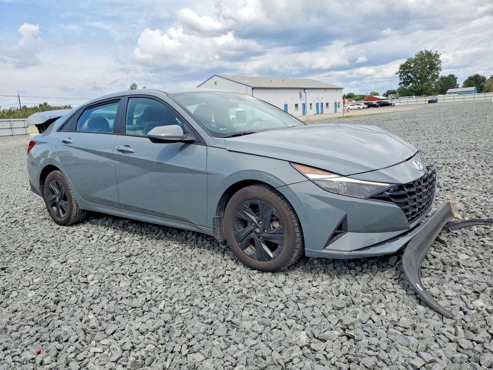 2022 HYUNDAI ELANTRA BLUE 4