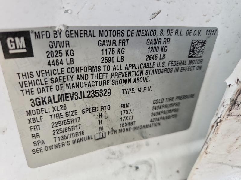 2018 GMC TERRAIN SLE 12