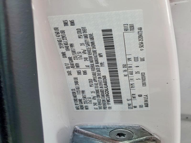 2018 FORD ESCAPE SE 13