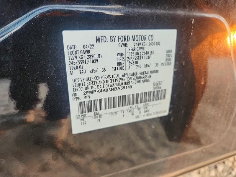 2022 FORD EDGE TITANIUM 13