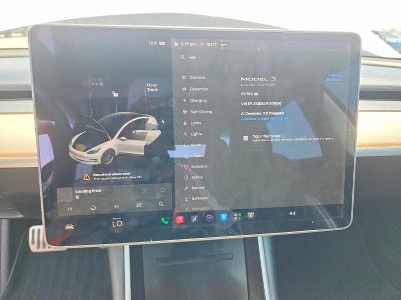2018 TESLA MDL Y 4D STD 9