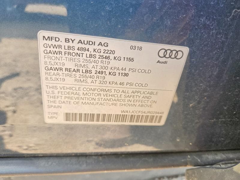 2018 AUDI Q3 12