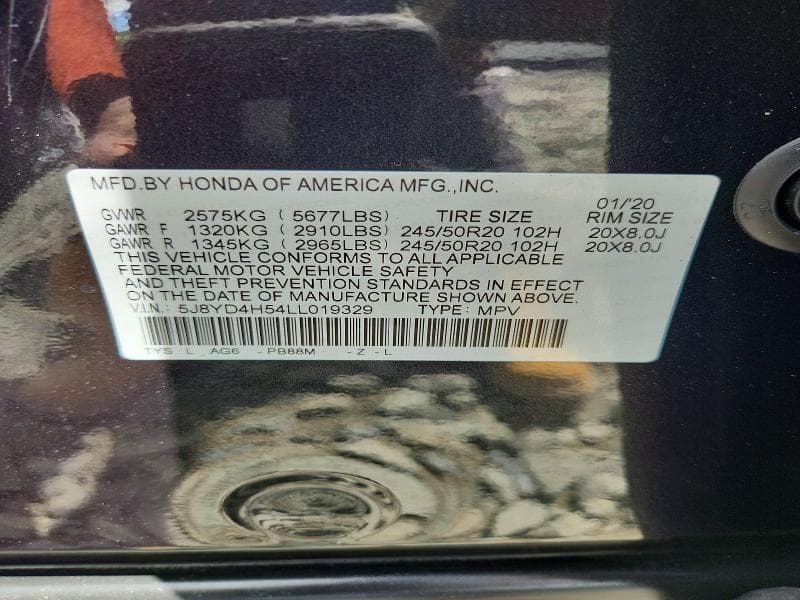 2020 ACURA MDX TECHNOLOGY 13