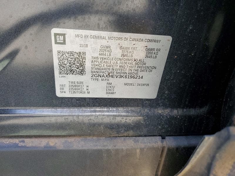 2019 CHEVROLET EQUINOX LS 13