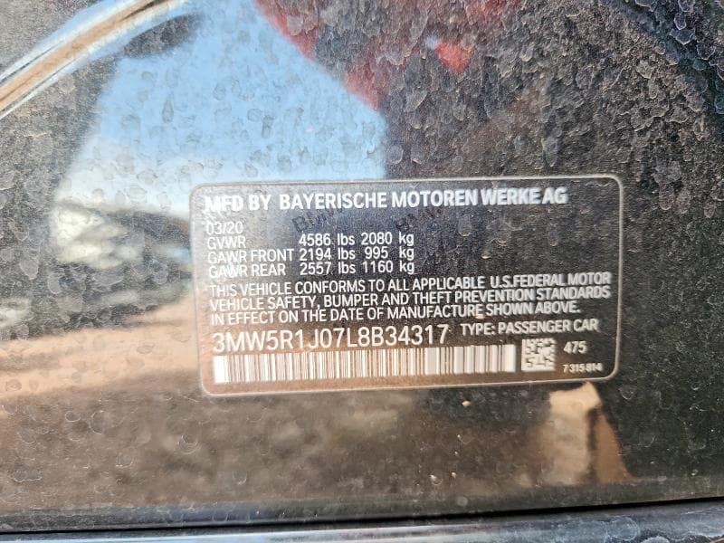 2020 BMW 330I 12
