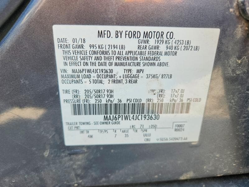 2018 FORD ECOSPORT TITANIUM 13