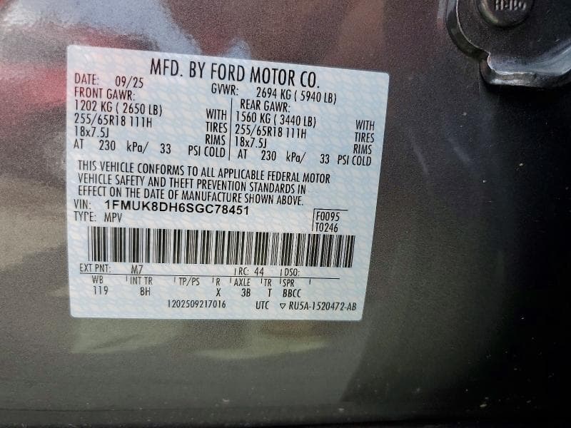 2025 FORD EXPLORER ACTIVE 13