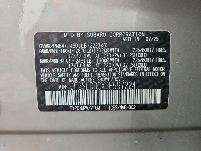 2025 SUBARU FORESTER PREMIUM 13