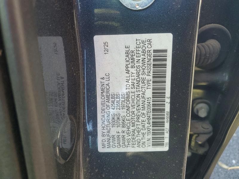 2026 HONDA CIVIC SPORT 12