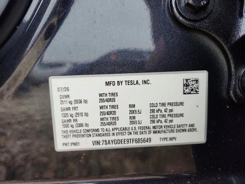 2026 TESLA MODEL Y 13