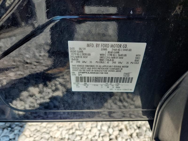 2019 FORD EDGE SEL 14