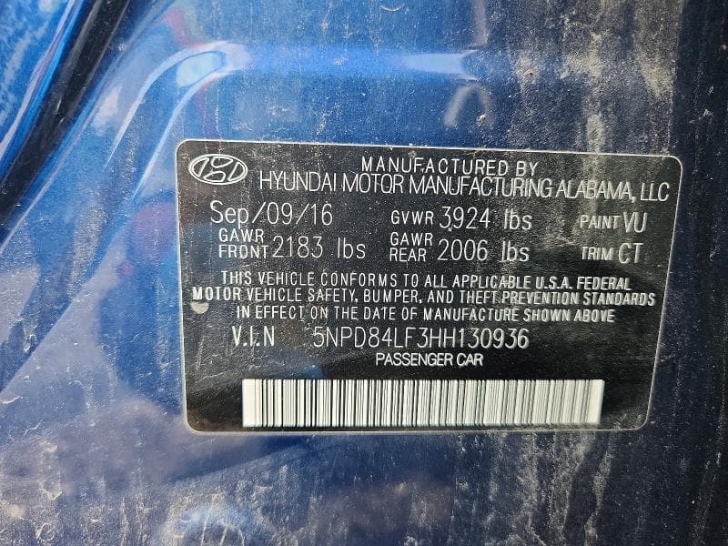2017 HYUNDAI ELANTRA VALUE EDITION 12