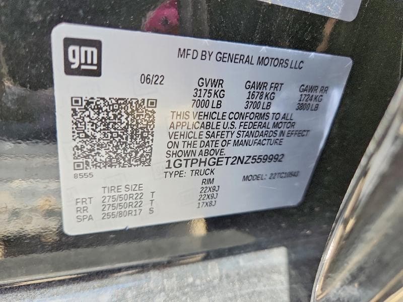 2022 GMC SIERRA C1500 DENALI 12
