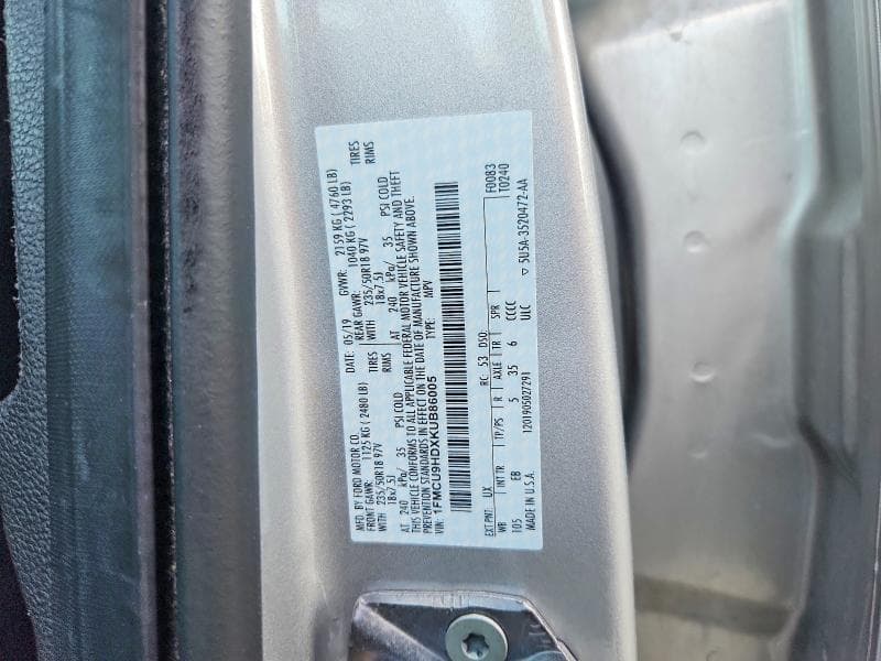 2019 FORD ESCAPE SEL 13