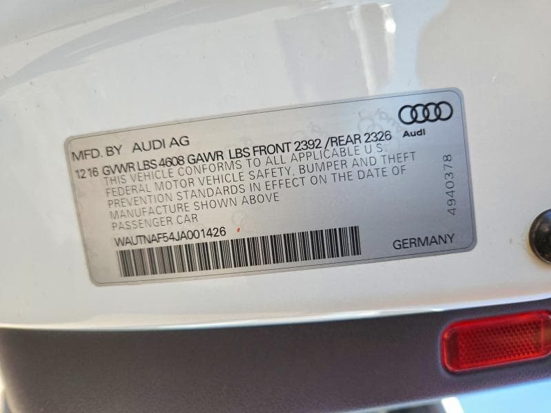 2018 AUDI A5 PREMIUM PLUS S-LINE 12