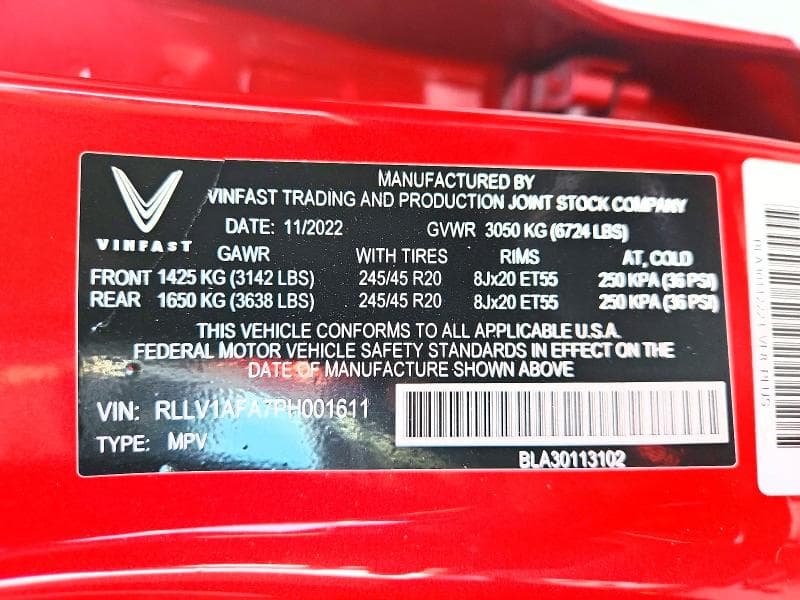 2023 VINFAST TRADING AND PRODUCTION VF 8 PLUS 14