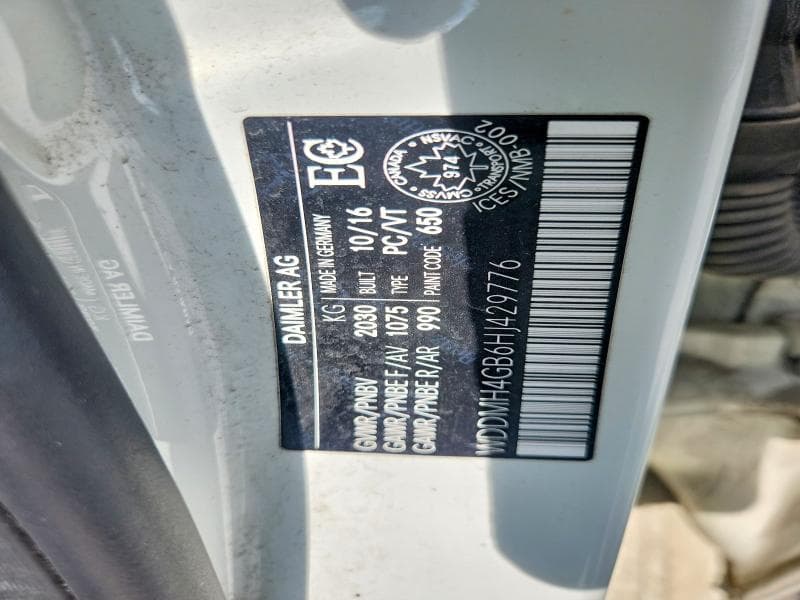 2017 MERCEDES-BENZ B 250 4MATIC 12