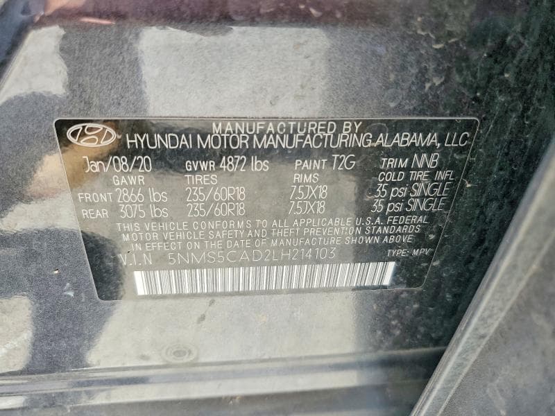 2020 HYUNDAI SANTA FE LIMITED 13