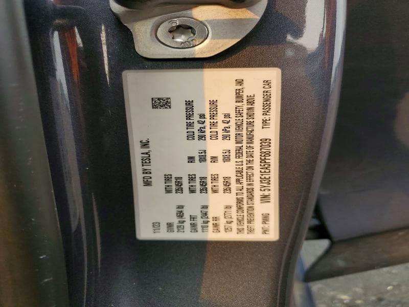 2023 TESLA MODEL 3 13
