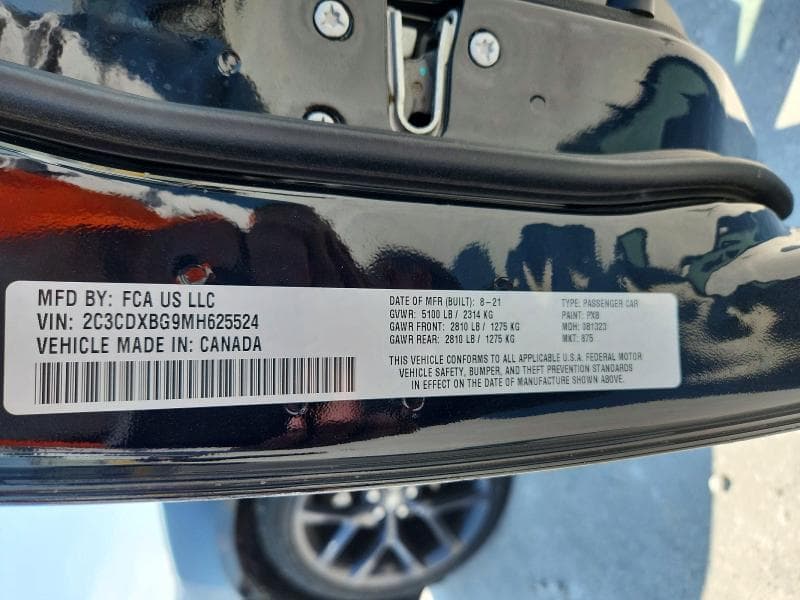 2021 DODGE CHARGER SXT 12