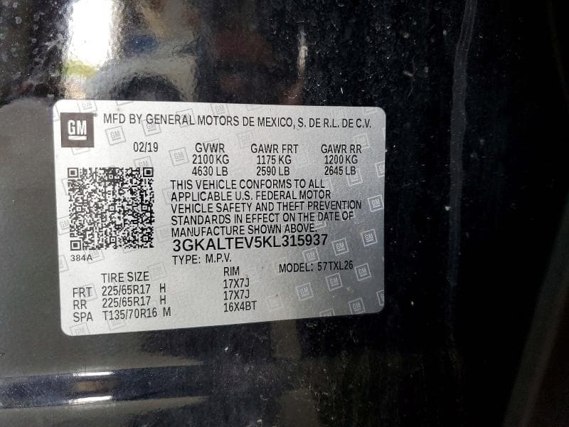 2019 GMC TERRAIN SLE 13