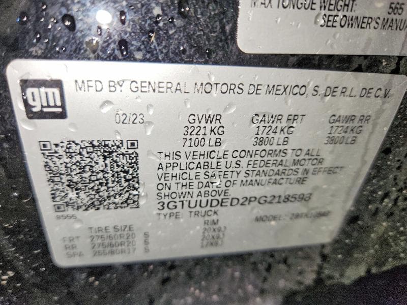 2023 GMC SIERRA K1500 SLT 12