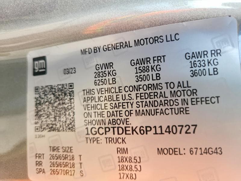 2023 CHEVROLET COLORADO Z71 13