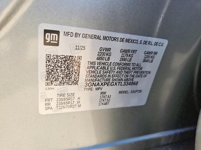 2026 CHEVROLET EQUINOX LT 13