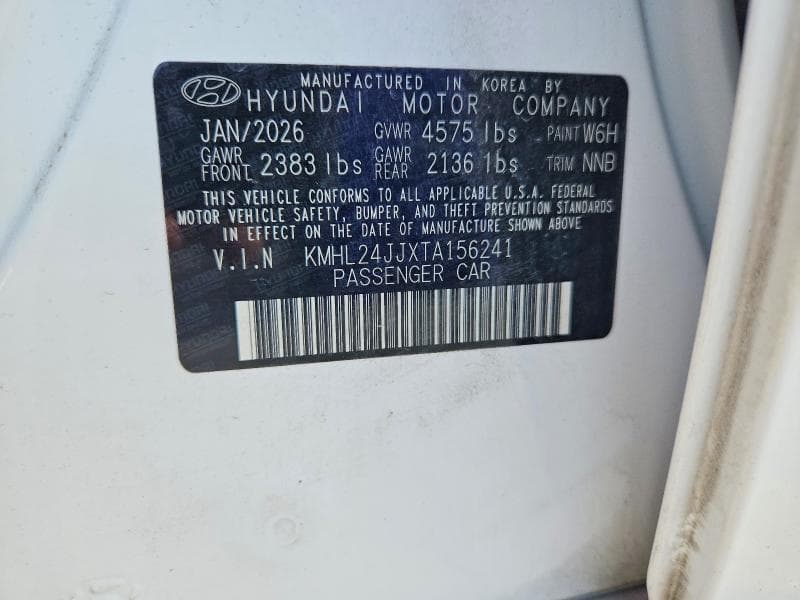 2026 HYUNDAI SONATA HYBRID BLUE 12