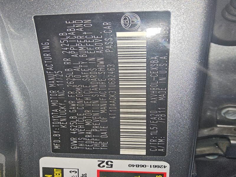 2026 TOYOTA CAMRY SE 13