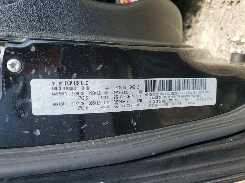 2019 DODGE GRAND CARAVAN GT 13