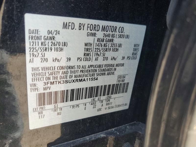 2024 FORD MUSTANG MACH-E PREMIUM 14