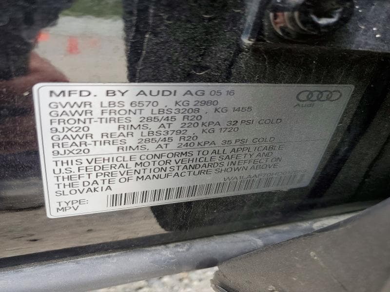 2017 AUDI Q7 PREMIUM PLUS 13