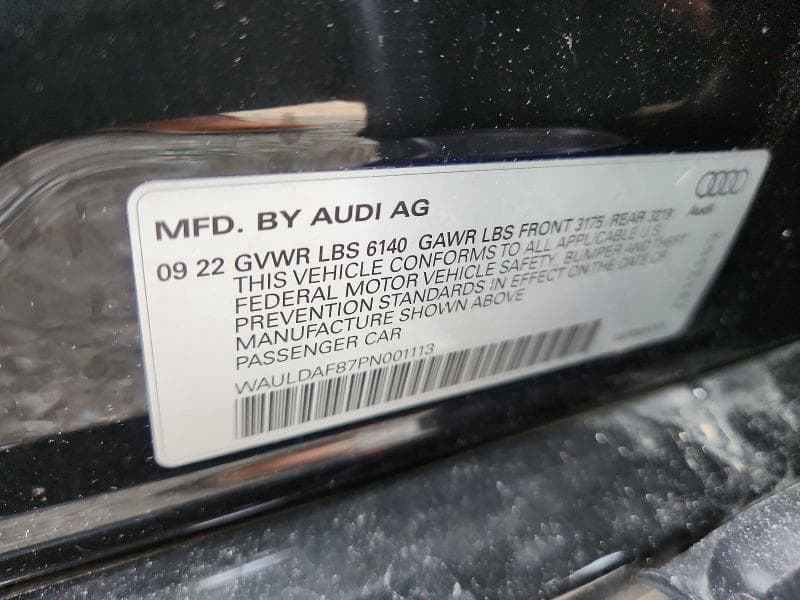 2023 AUDI A8 L 12