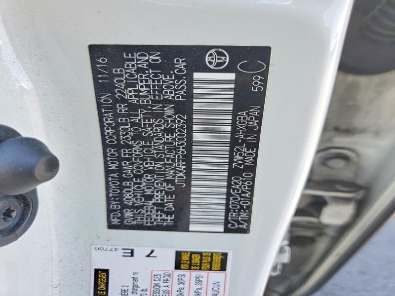 2017 TOYOTA PRIUS PRIME ADVANCED 12