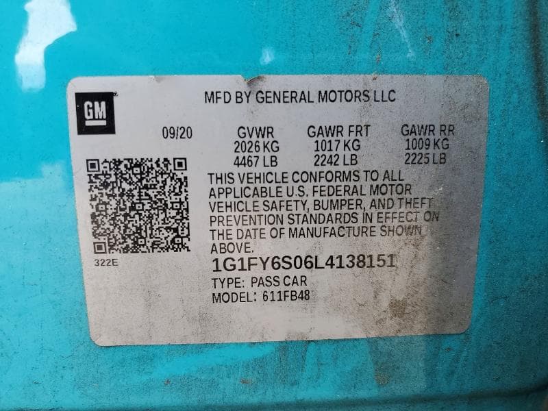 2020 CHEVROLET BOLT EV LT 12